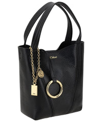 Chloe Spin Leather Bucket Bag