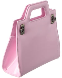 Ferragamo Wanda Mini Leather Clutch