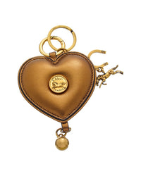 Chloé Symbols Heart Leather Key Ring