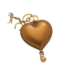 Chloé Symbols Heart Leather Key Ring