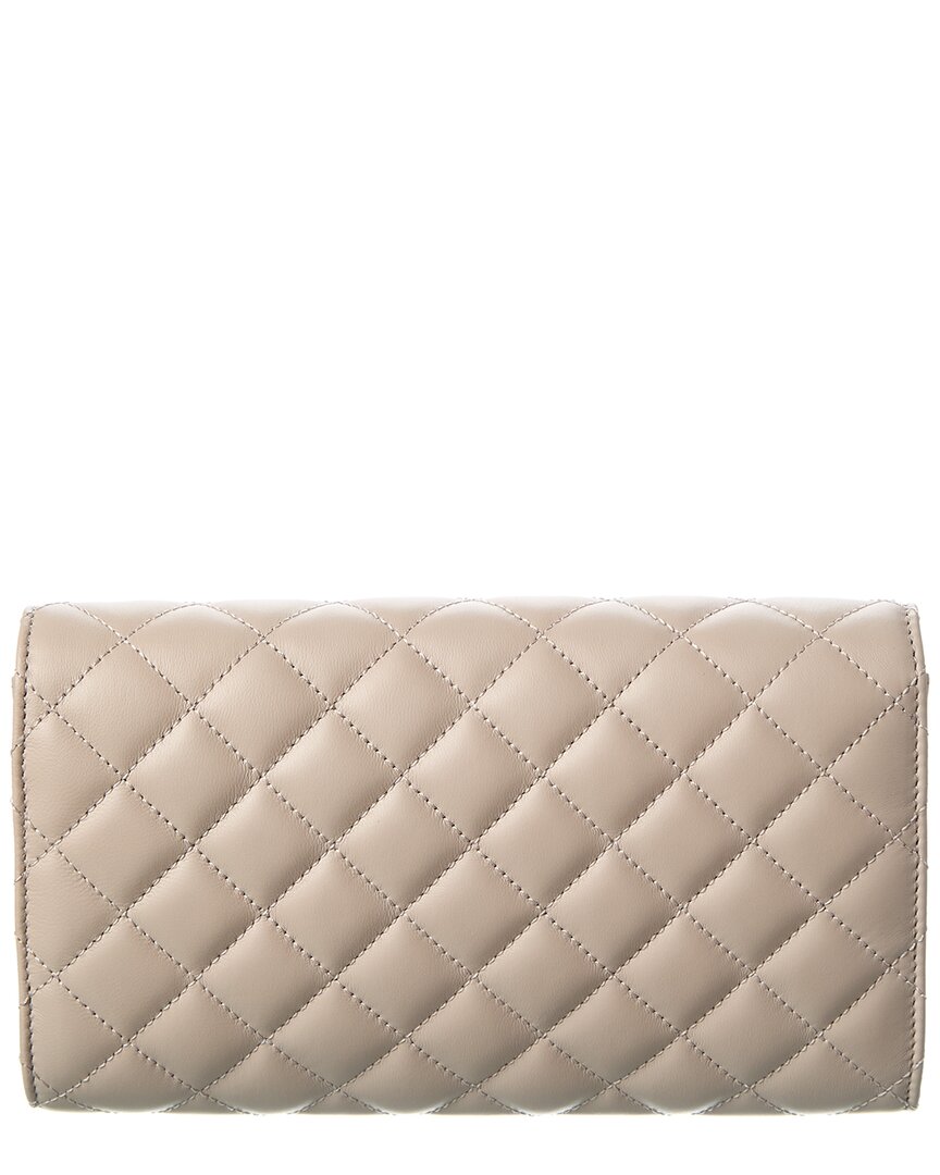 Versace Medusa Quilted Leather Wallet On Chain