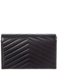 Saint Laurent Logo Leather Crossbody