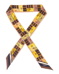 Fendi Wrappy Silk Neckbow