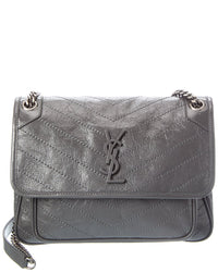 Saint Laurent Saint Laurent Niki Medium Leather Satchel