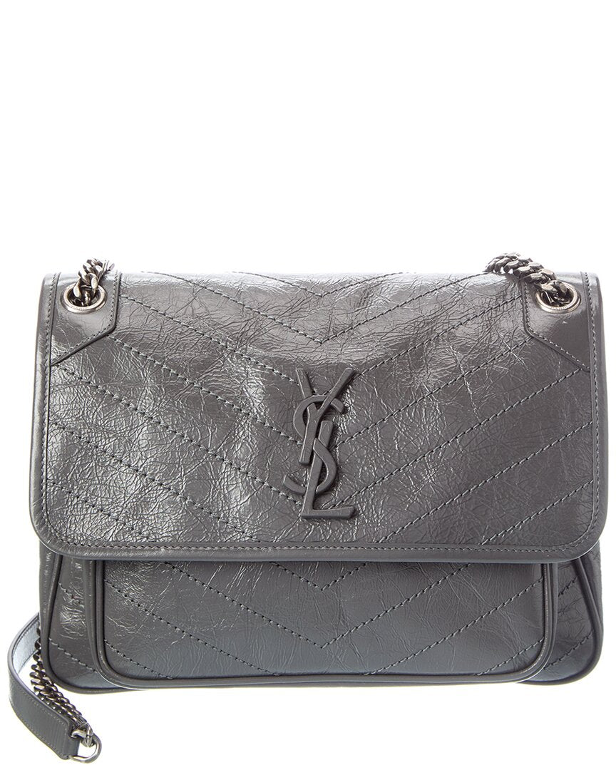 Saint Laurent Saint Laurent Niki Medium Leather Satchel