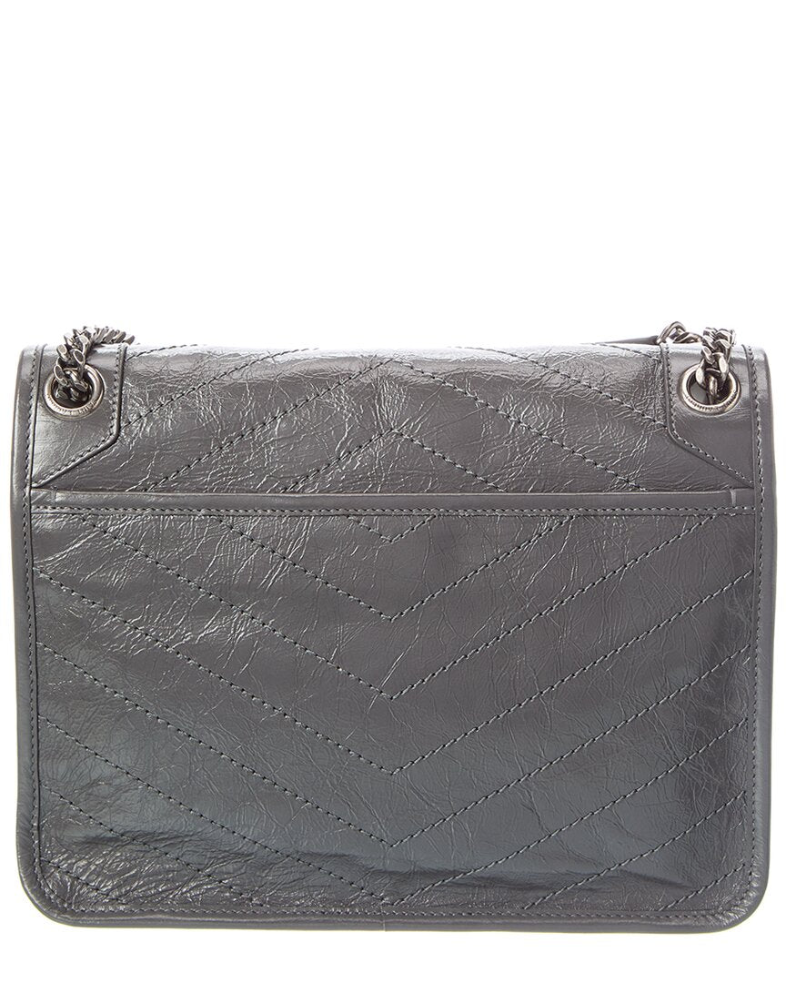 Saint Laurent Saint Laurent Niki Medium Leather Satchel