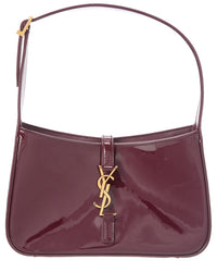 Saint Laurent Le 5 A 7 Patent Hobo Bag