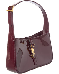 Saint Laurent Le 5 A 7 Patent Hobo Bag