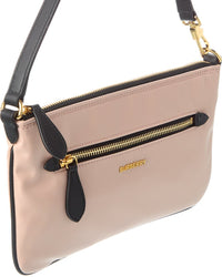 Burberry Mini Nylon & Leather Pouch