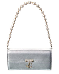 Jimmy Choo Jimmy Choo Avenue Leather Wallet On Chain