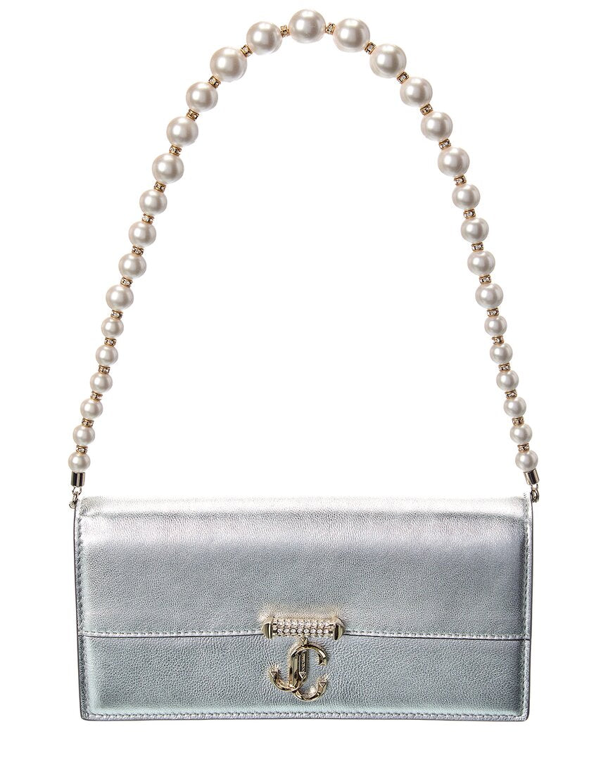 Jimmy Choo Jimmy Choo Avenue Leather Wallet On Chain