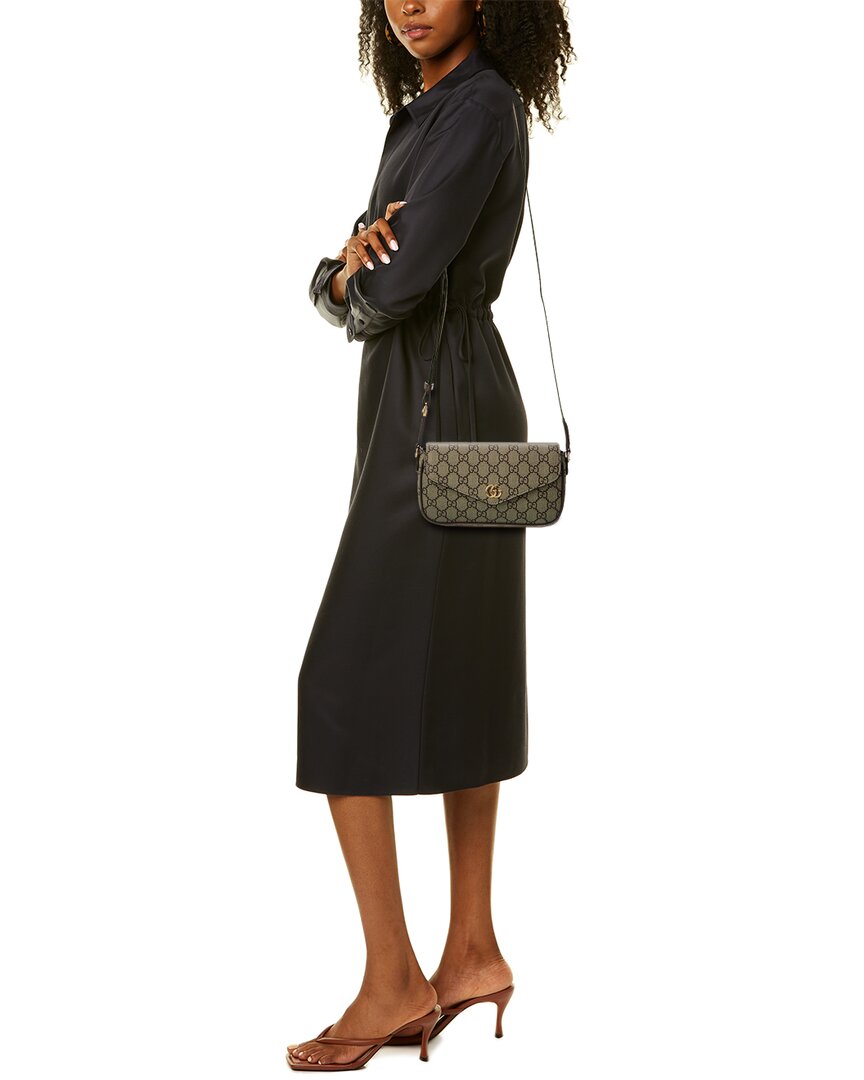 Gucci Gucci Ophidia Mini Gg Supreme Canvas & Leather Crossbody, Os