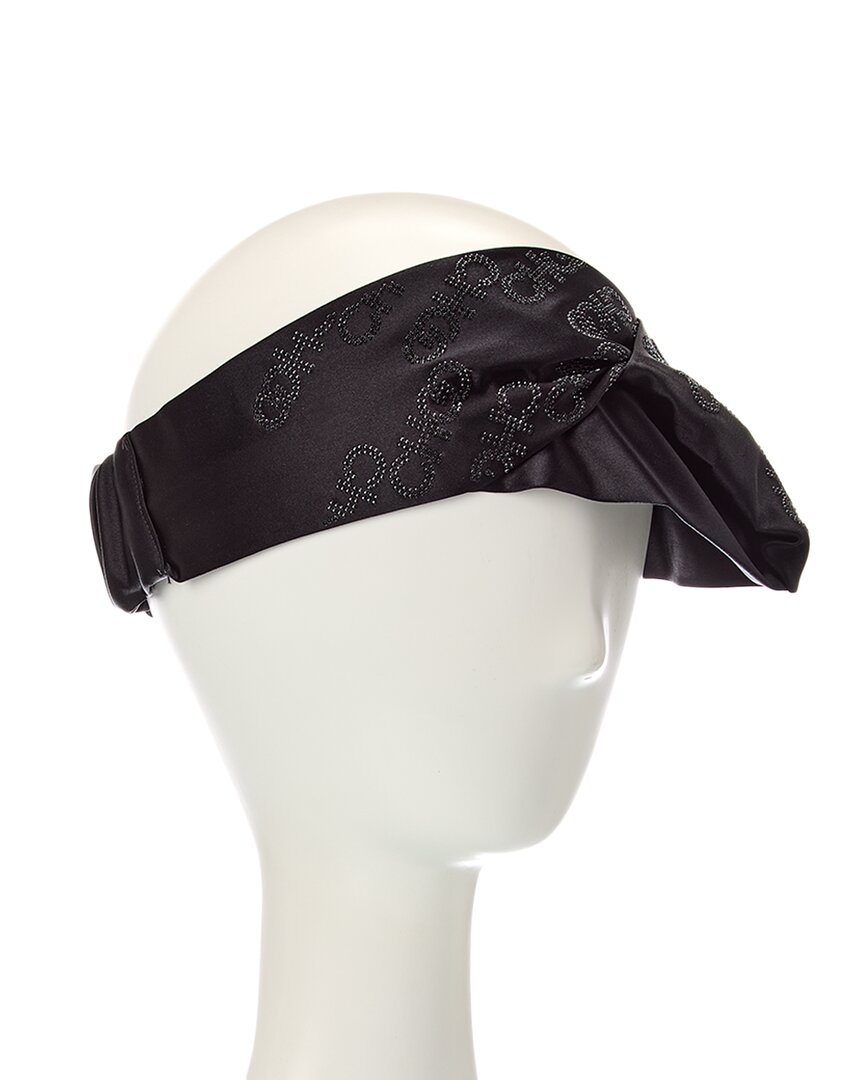 Jimmy Choo Jimmy Choo Logo Silk Hair Band