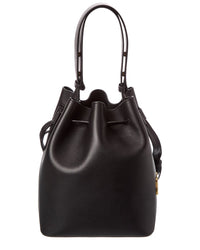 Valentino Vlogo Leather Bucket Bag