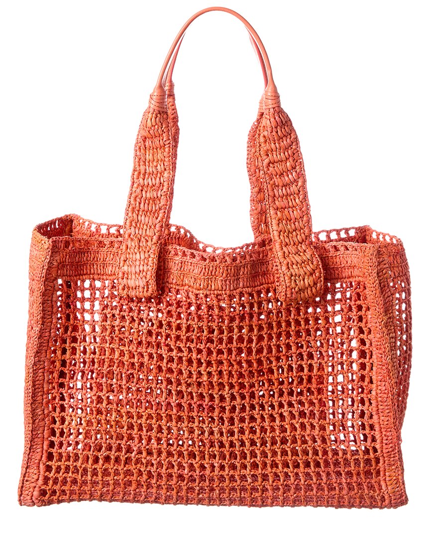 Chloé Chloé Summer Banana Raffia Tote