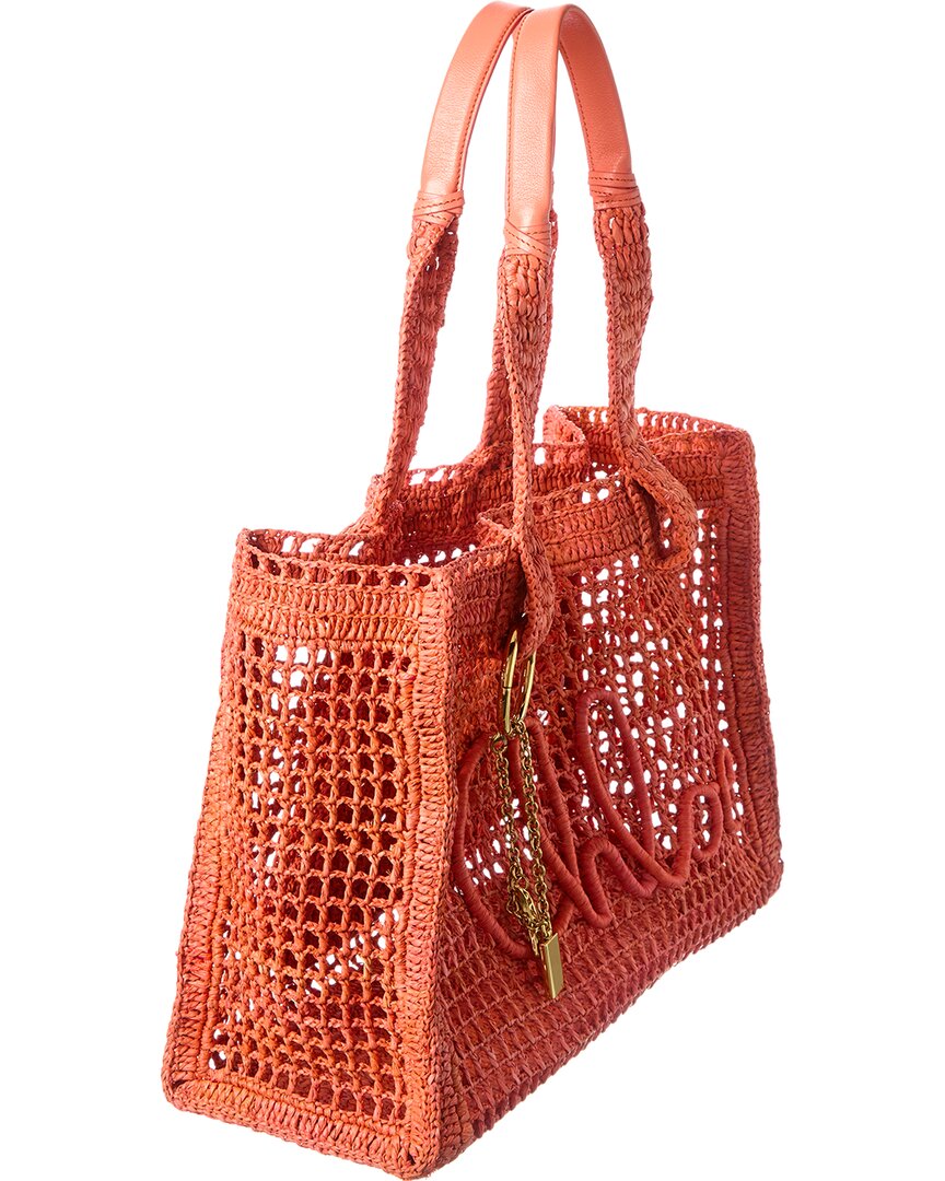 Chloé Chloé Summer Banana Raffia Tote
