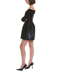 FENDI Fendi Ff Logo Canvas & Leather Bucket Bag