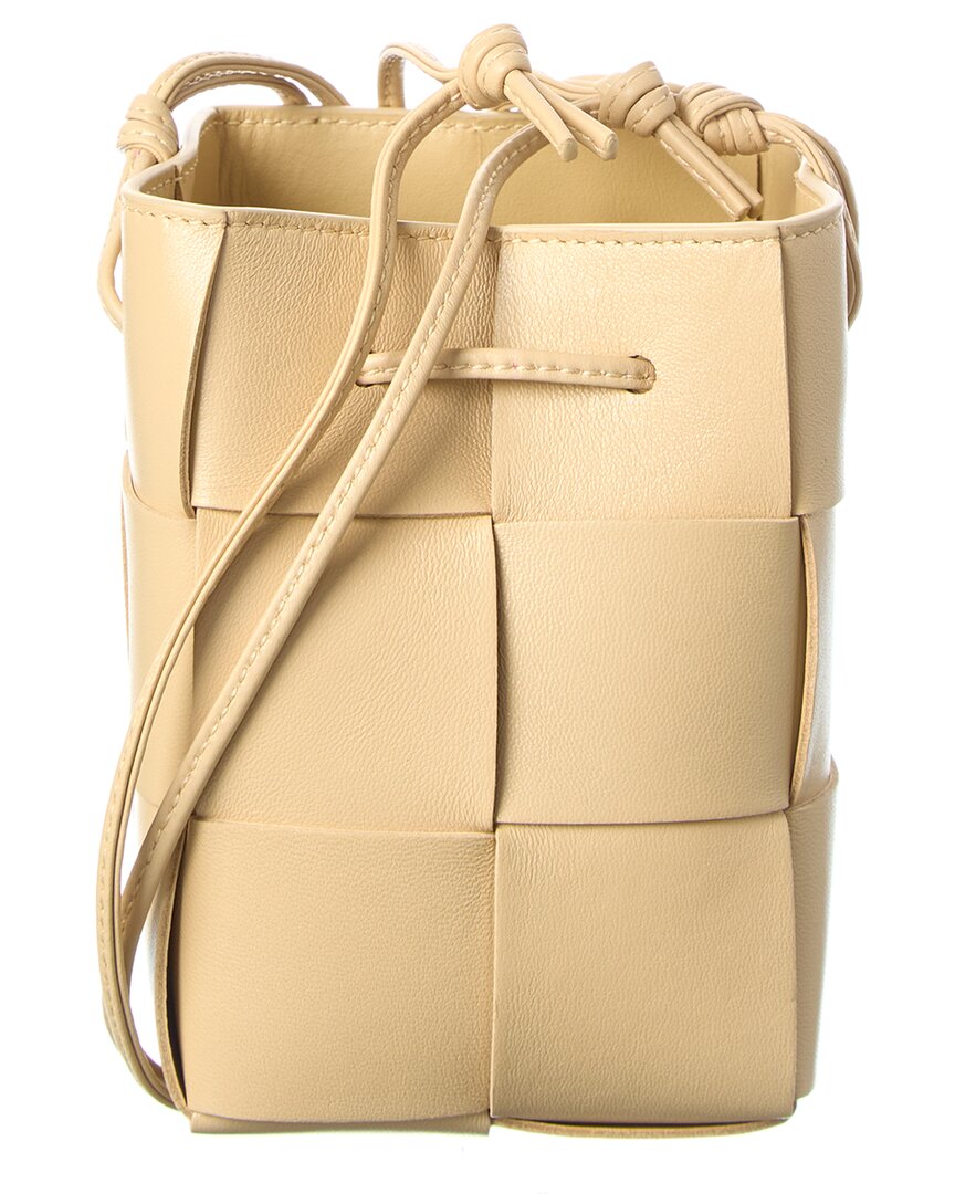 Bottega Veneta Cassette Mini Intrecciato Bucket Bag