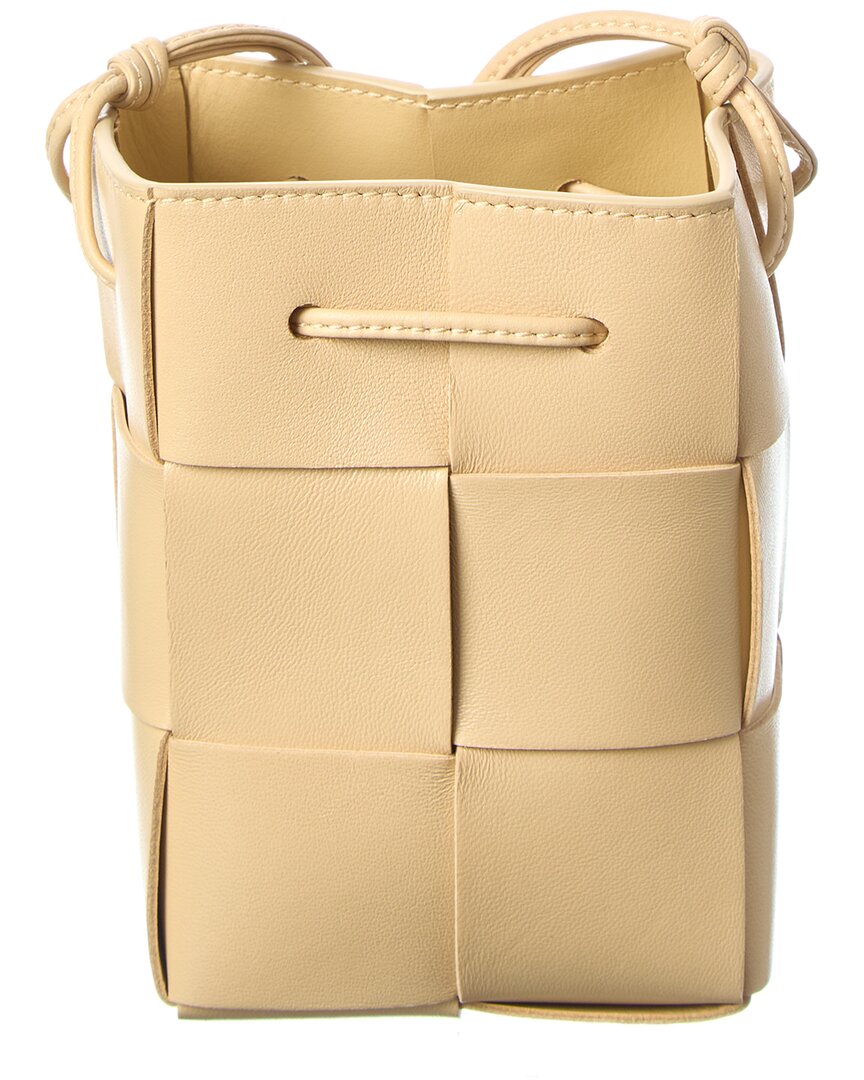 Bottega Veneta Cassette Mini Intrecciato Bucket Bag