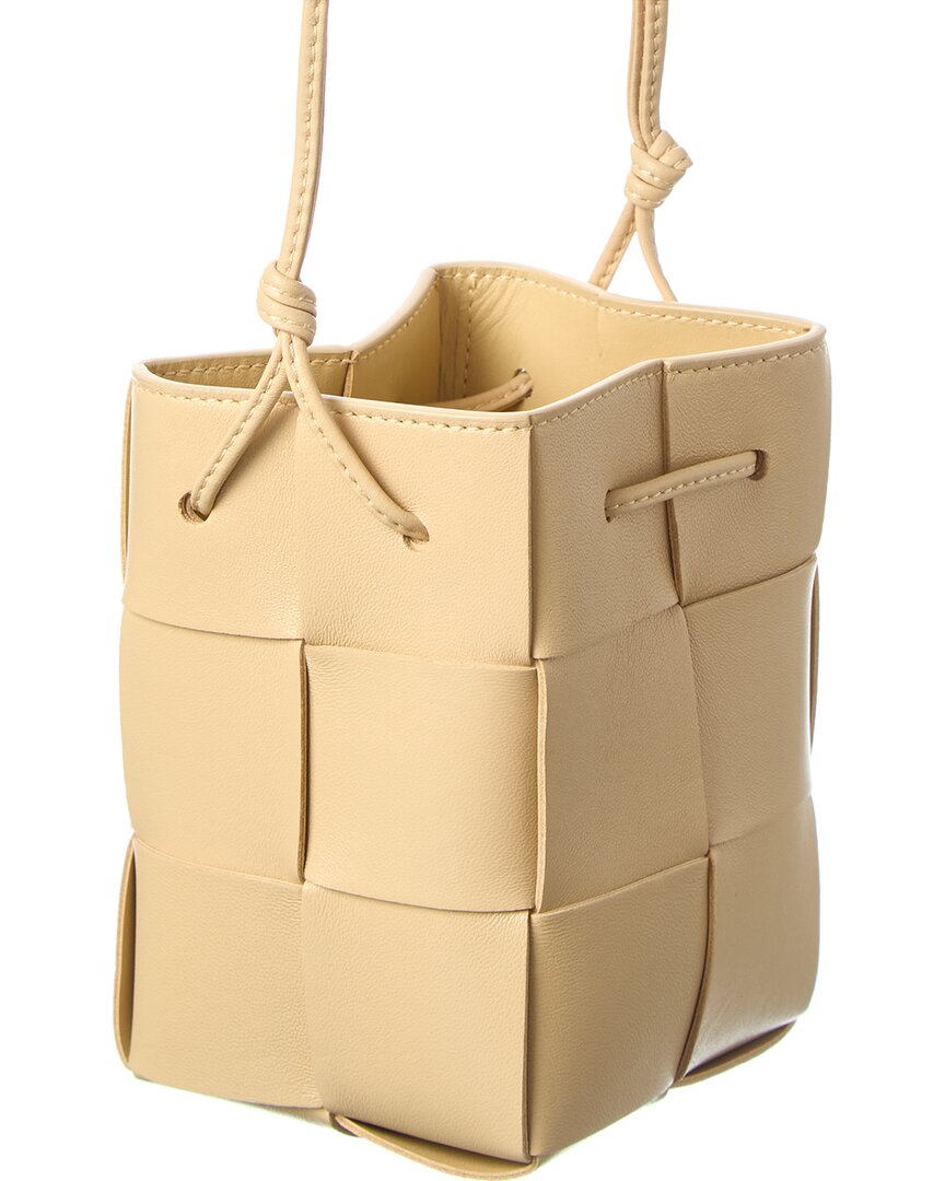 Bottega Veneta Cassette Mini Intrecciato Bucket Bag