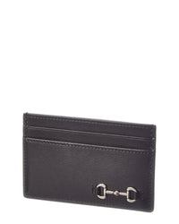 Gucci Horsebit Leather Card Holder
