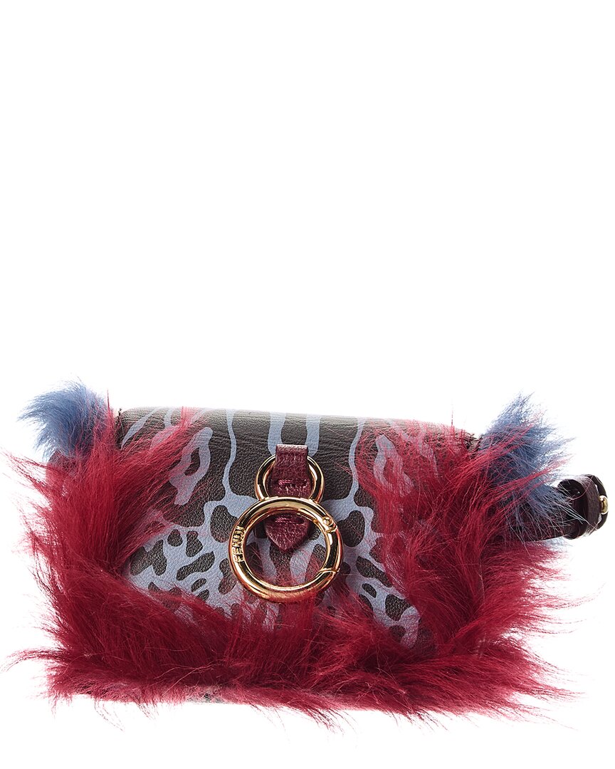 Fendi Nano Baguette Leather Bag Charm