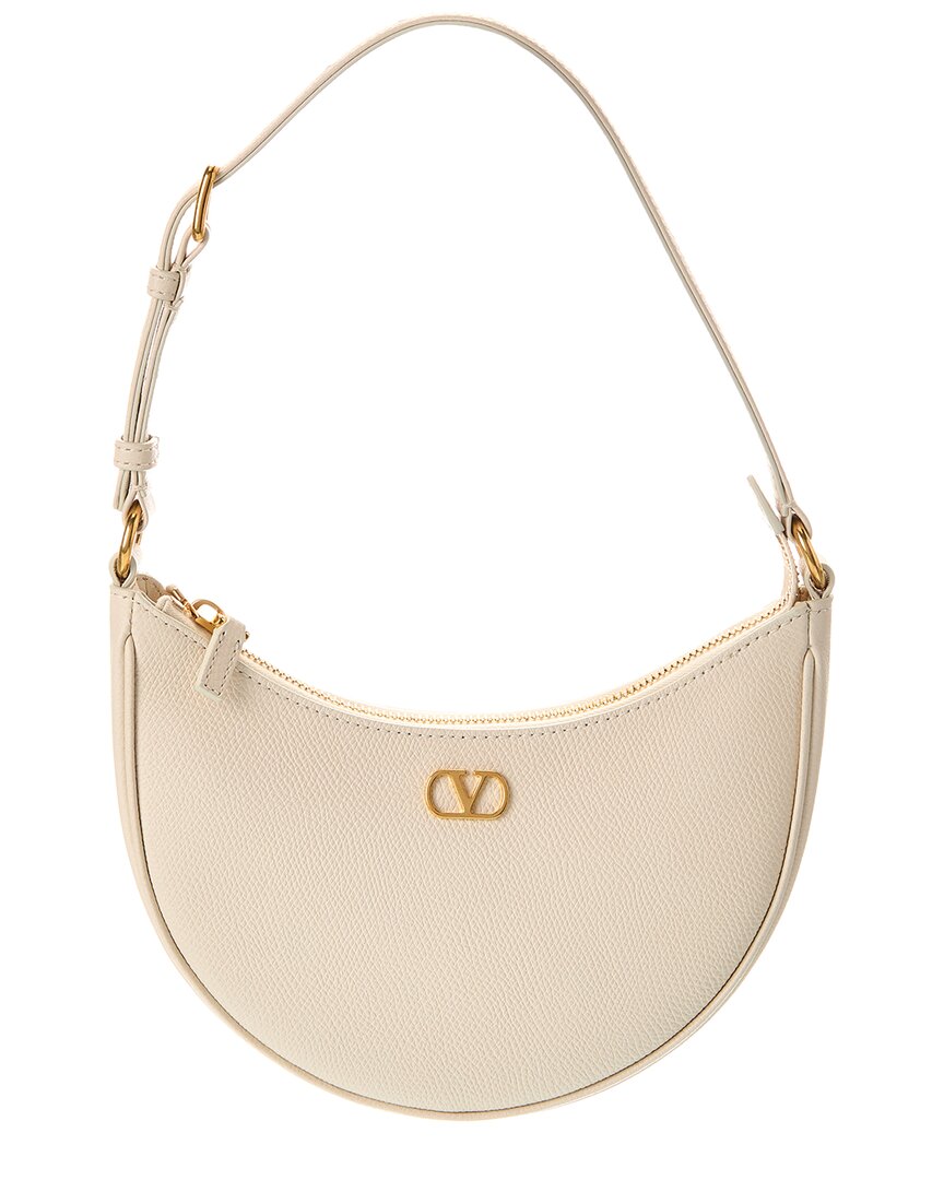 Valentino Valentino Vlogo Signature Mini Leather Hobo Bag