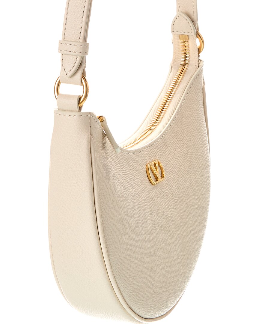 Valentino Valentino Vlogo Signature Mini Leather Hobo Bag