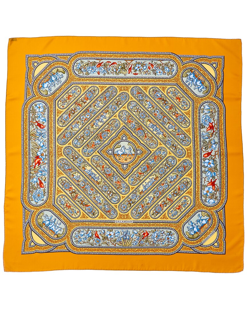 Hermès Qalamdan Catherine Baschet Silk Scarf (Authentic Pre-Loved)