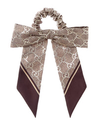 Gucci Gucci Jacquard Silk Scrunchie