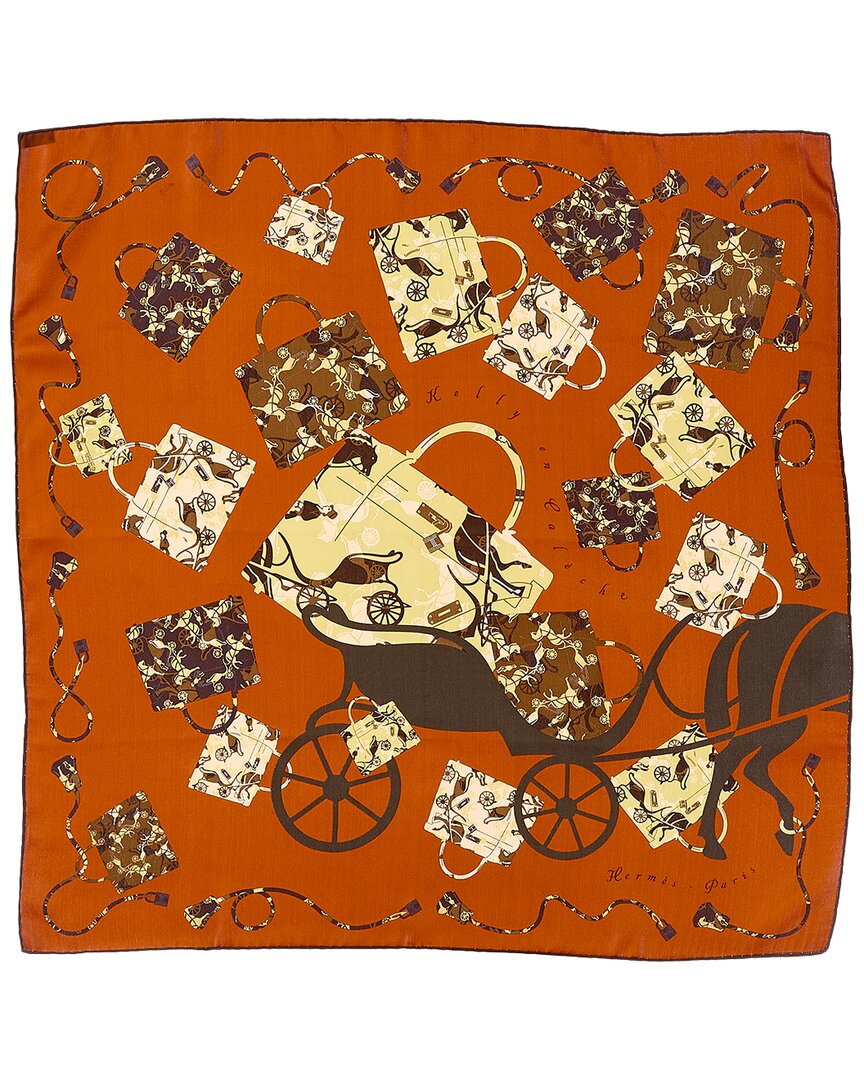 Hermès Pre-Owned Hermès Kelly En Caleche Cyrille Diatkine Scarf (Authentic Pre-Loved)
