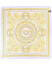 Versace Barocco Print Silk Scarf