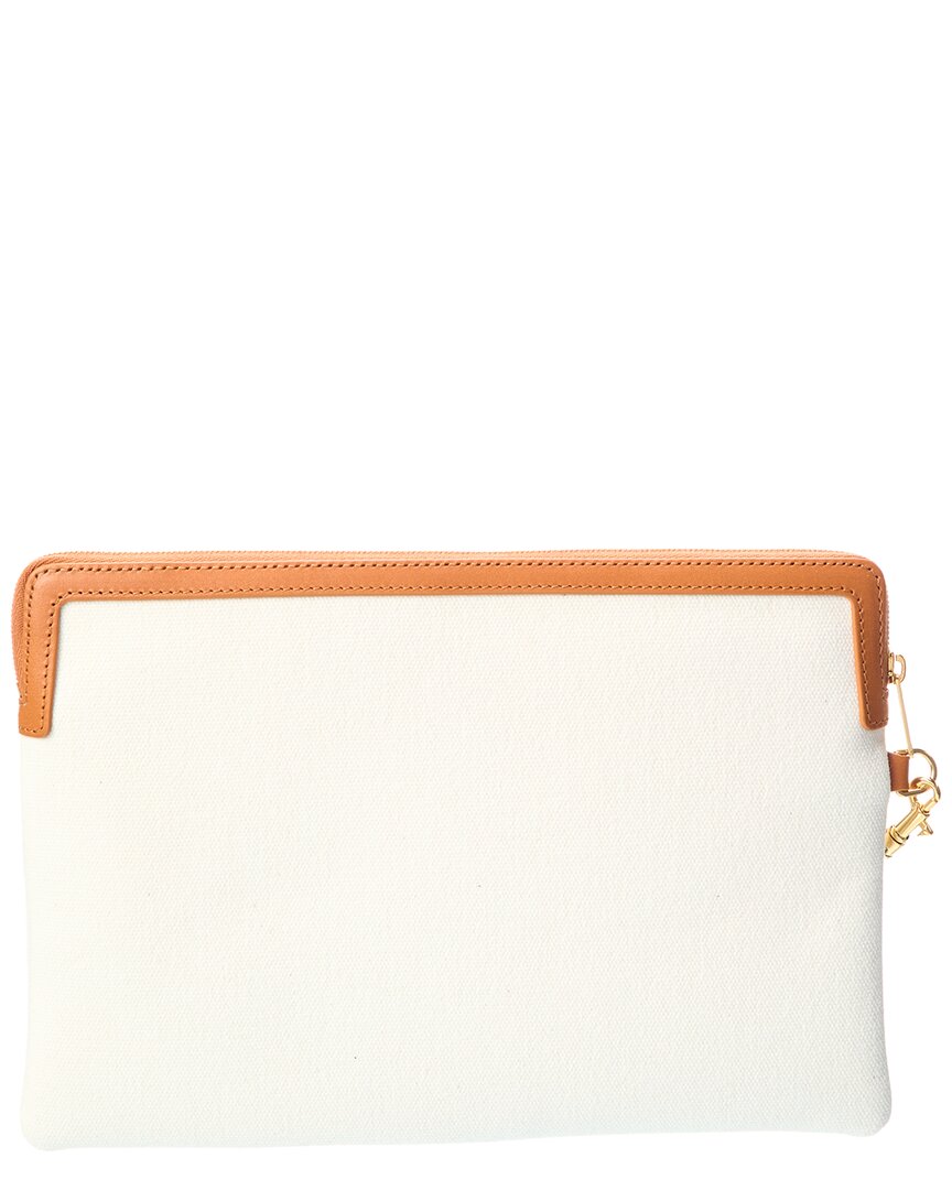CELINE Celine Triomphe Small Canvas Pouch