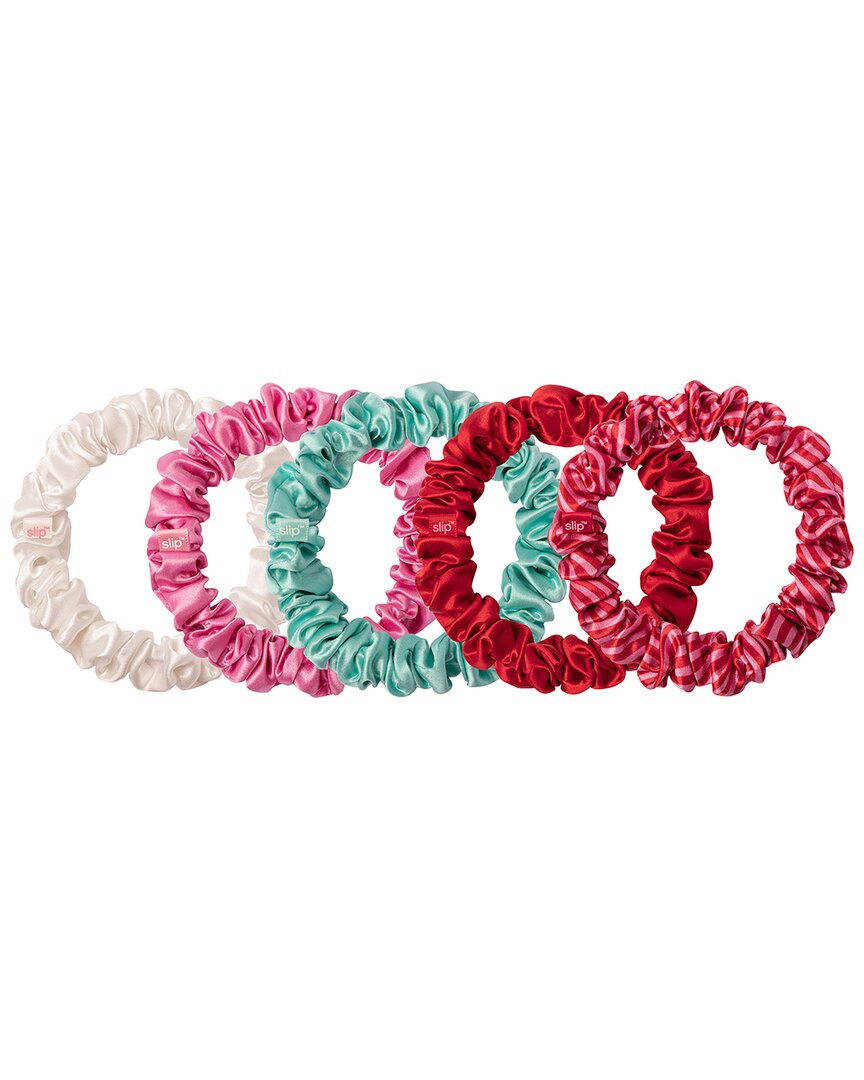 Slip® Pure Silk Set Of 5 Midi Scrunchies - Gelati