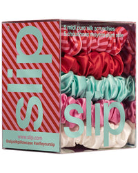 Slip® Pure Silk Set Of 5 Midi Scrunchies - Gelati
