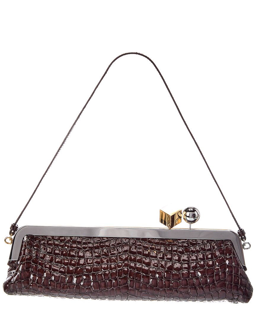 Jacquemus Salon Patent Clutch