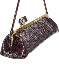 Jacquemus Salon Patent Clutch
