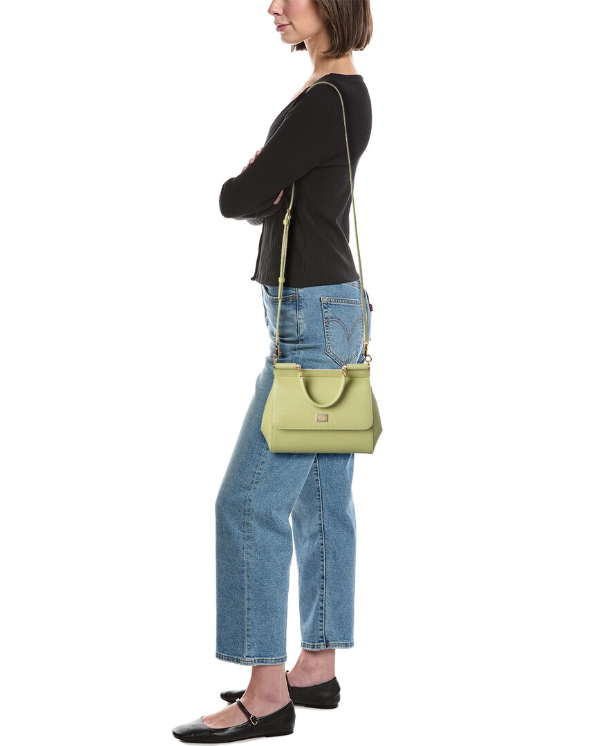 Dolce & Gabbana Sicily Small Leather Clutch