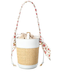 Dolce & Gabbana Capri Raffia Bucket Bag