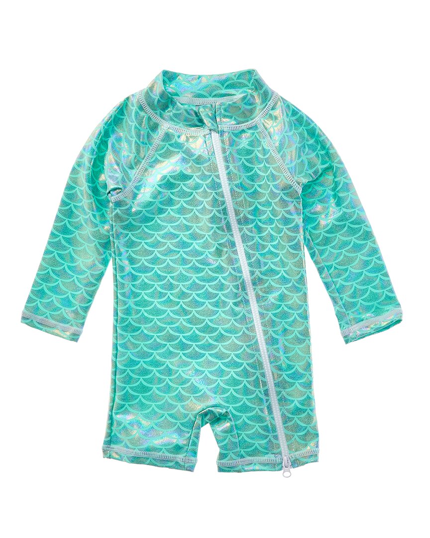 Flap Happy Fairy Tale Scales Rash Guard Romper