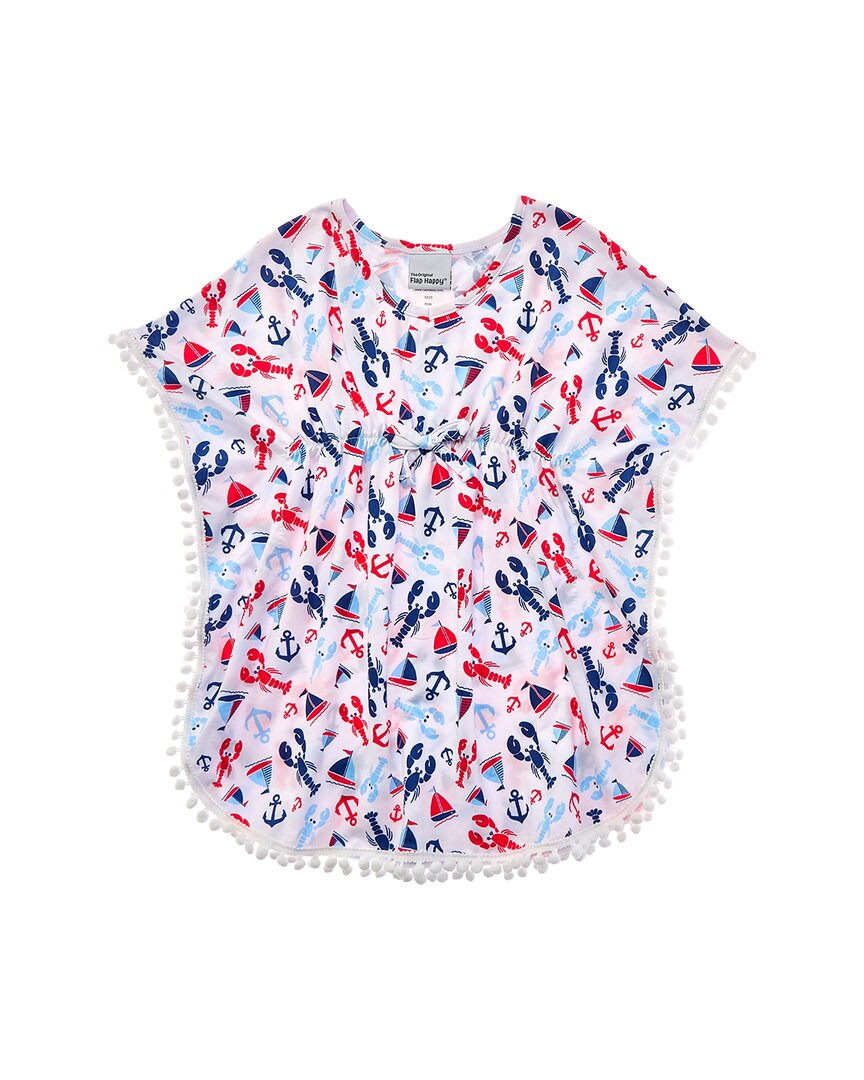 Flap Happy Printed Poncho