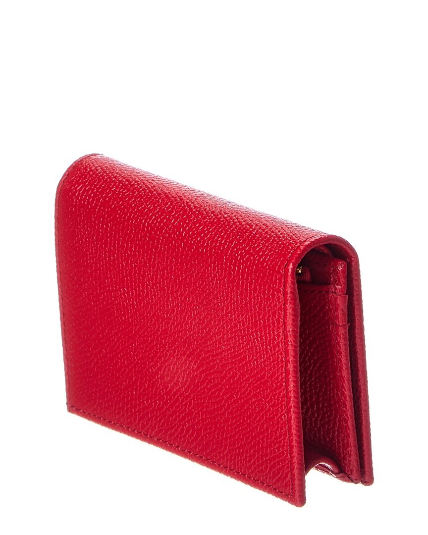 Valentino Valentino Vlogo Signature Leather Card Case
