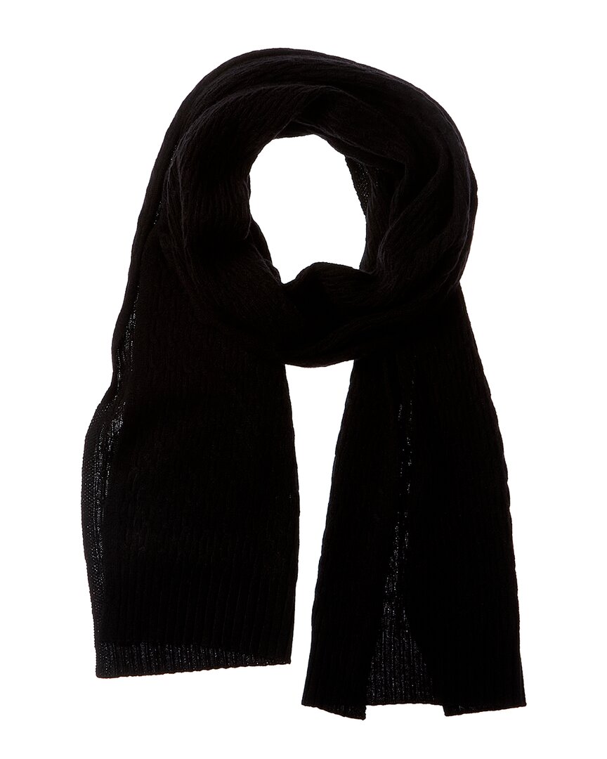 Forte Cashmere Cable Texture Stitch Cashmere Scarf