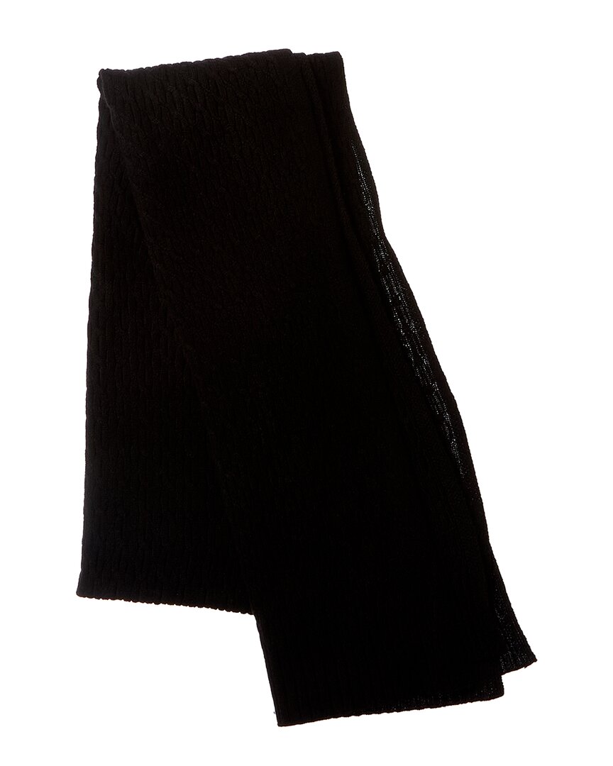 Forte Cashmere Cable Texture Stitch Cashmere Scarf