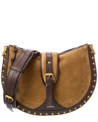 Isabel Marant Isabel Marant Oskan Suede & Leather Shoulder Bag