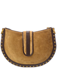 Isabel Marant Isabel Marant Oskan Suede & Leather Shoulder Bag