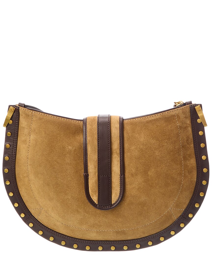 Isabel Marant Isabel Marant Oskan Suede & Leather Shoulder Bag