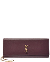 Saint Laurent Saint Laurent Kate Leather Clutch