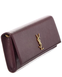 Saint Laurent Saint Laurent Kate Leather Clutch