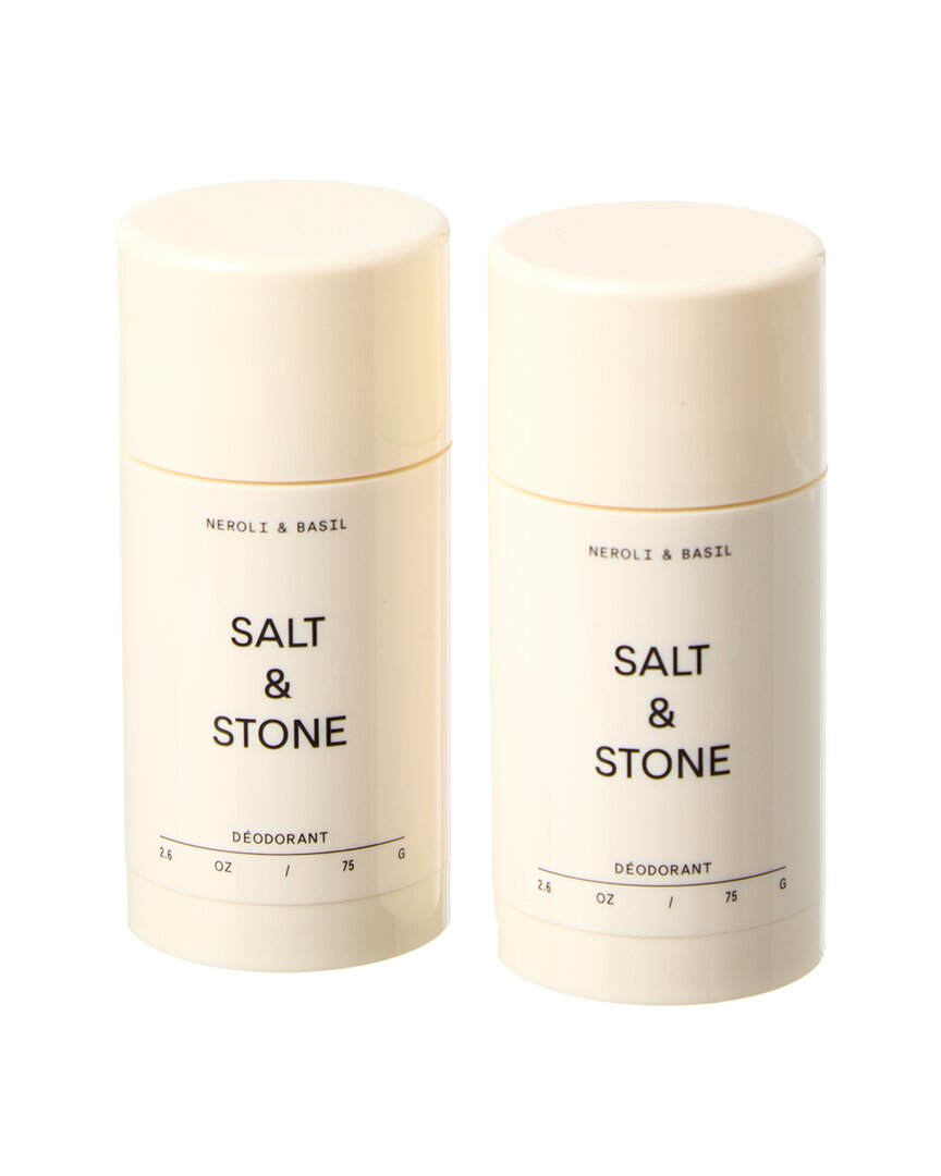 Salt & Stone Salt & Stone Unisex 2.6Oz 2Pk Neroli & Basil Deodorant Duo